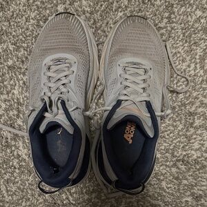 Hoka One One Men's Light Gray Athletic Shoes